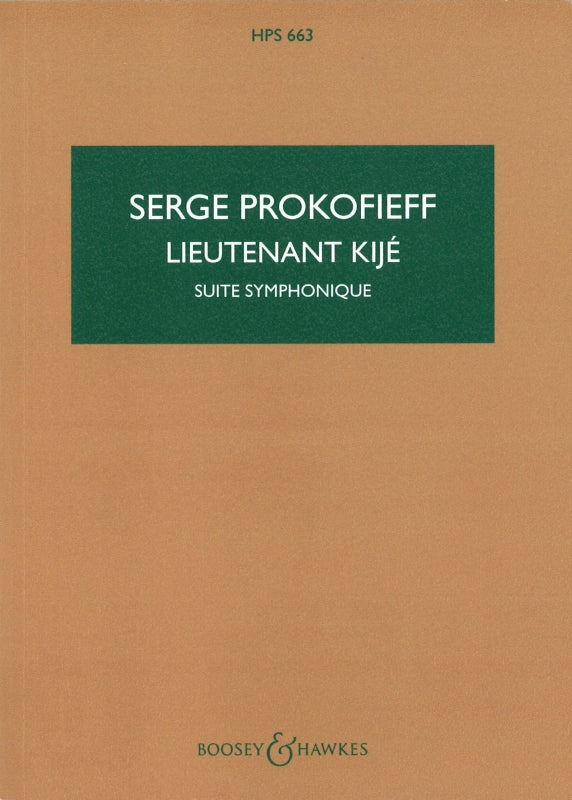 Prokofiev, Lieutenant Kije op. 60 (Boosey)