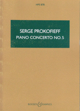 Prokofiev, Concerto for Piano No. 5 (Boosey)