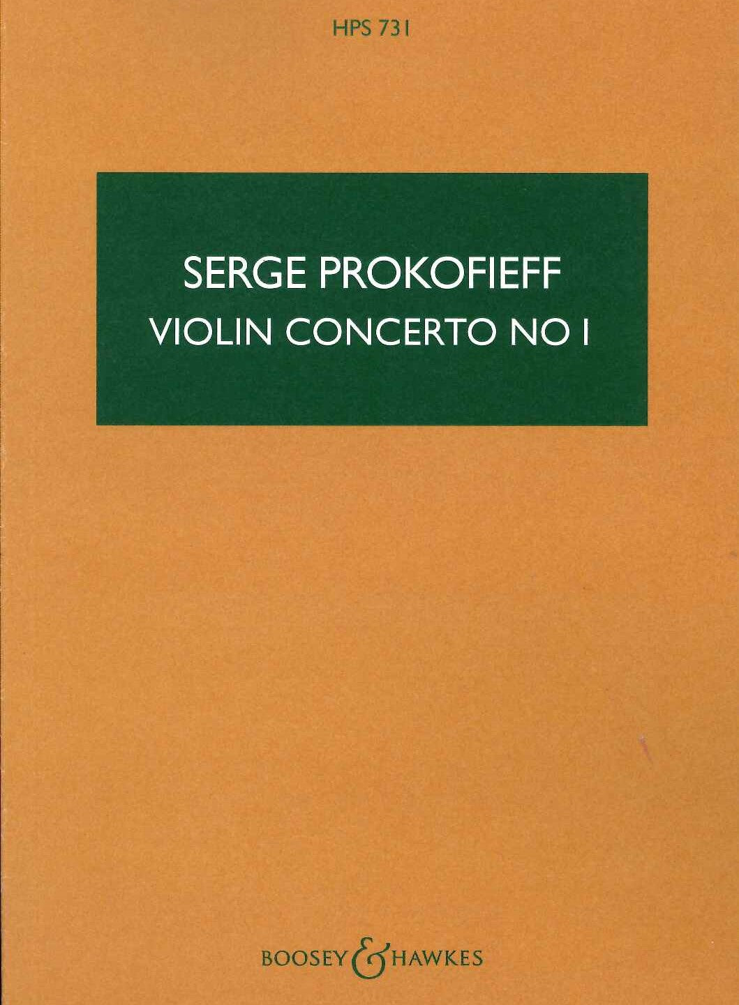 Prokofiev, Concerto for Violin No. 1 (Boosey)