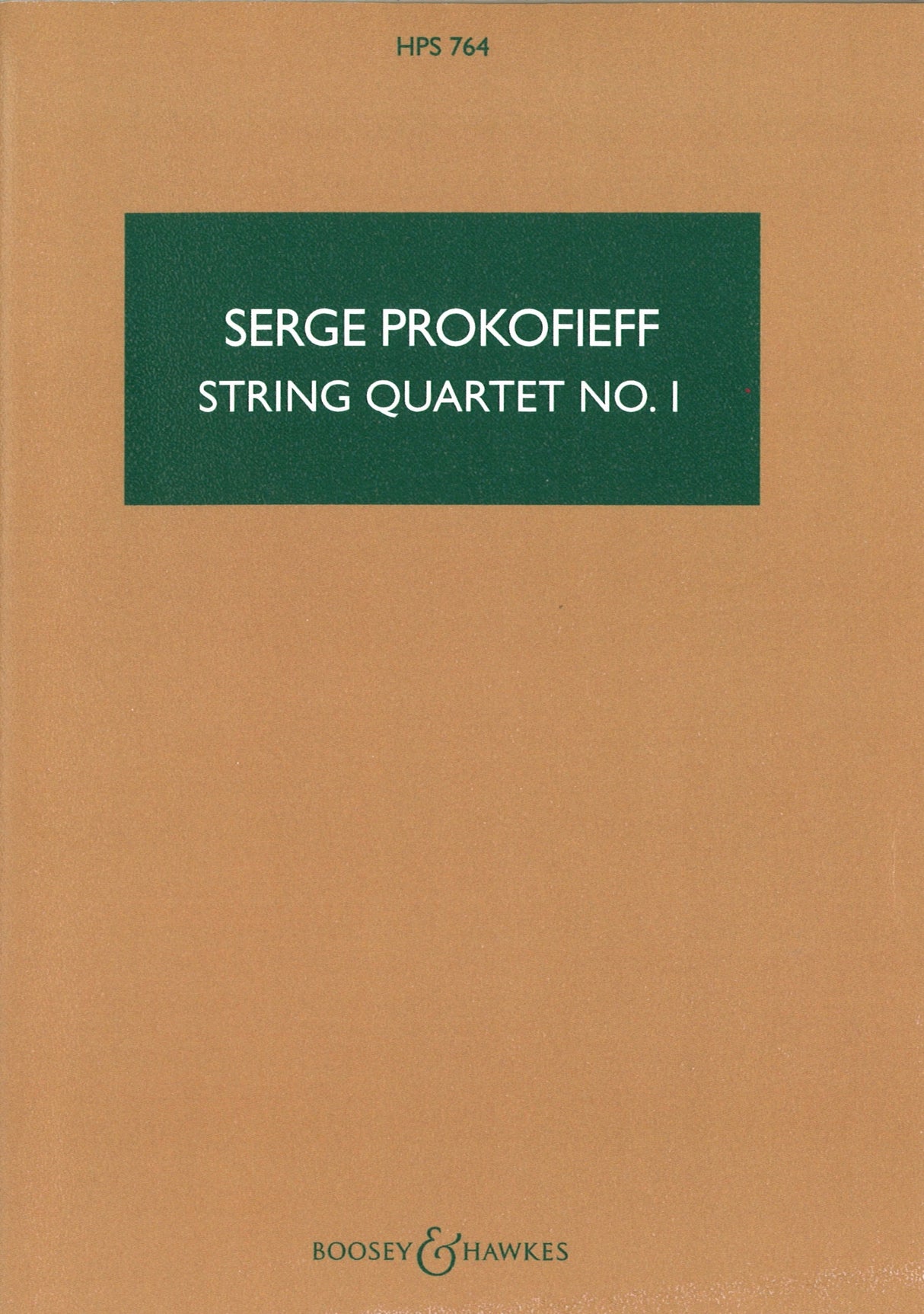 Prokofiev, String Quartet No. 1 op. 50 (Boosey)