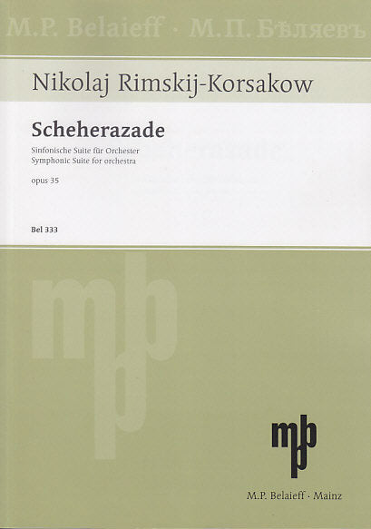 Rimsky-Korsakov, Scheherazade op. 35 (Belaieff)