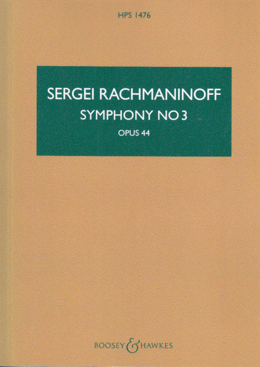 Rachmaninoff, Symphony No. 3 Study Score (Boosey)