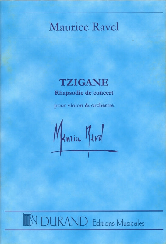 Ravel, Tzigane. Rapsodie de concert (Durand)