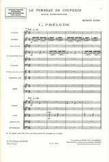 Ravel, Tombeau de Couperin (Durand)