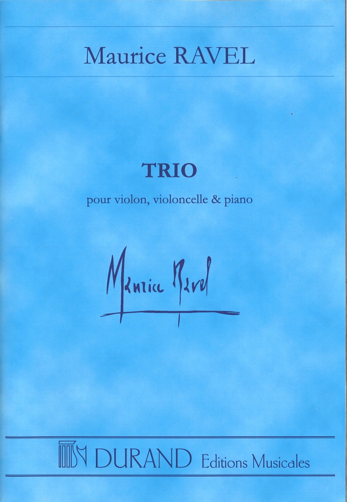 Ravel, Trio (Vn,Vc,Pf) (Durand)