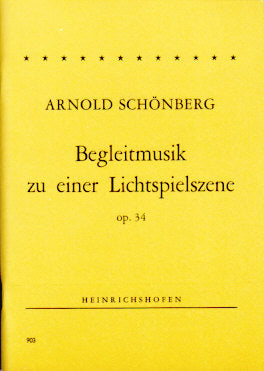 Schonberg, Begleitmusik op. 34 (Heinrichshofen)
