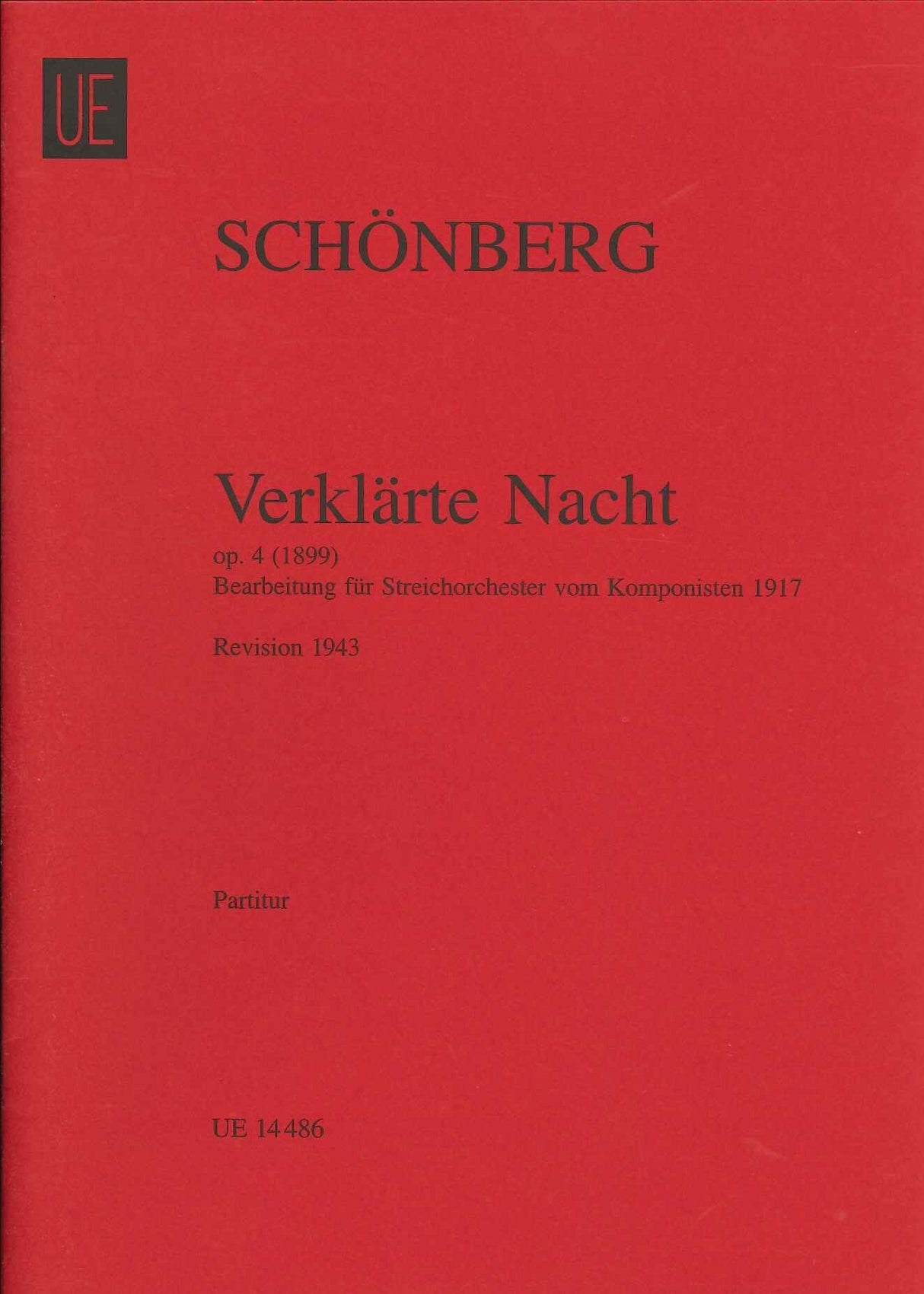 Schonberg, Verklarte Nacht (rev. 1943) (Universal)