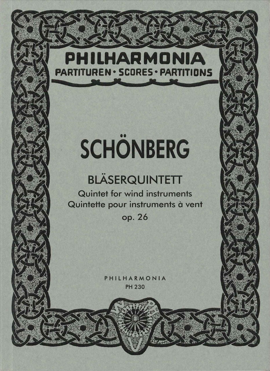 Schonberg, Blaserquintett op. 26 (Universal)