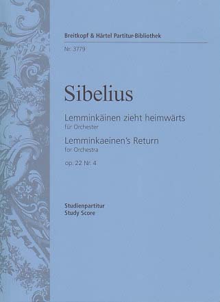 Sibelius, op. 22/4 Lemminkainen zieht he (Breitkopf)