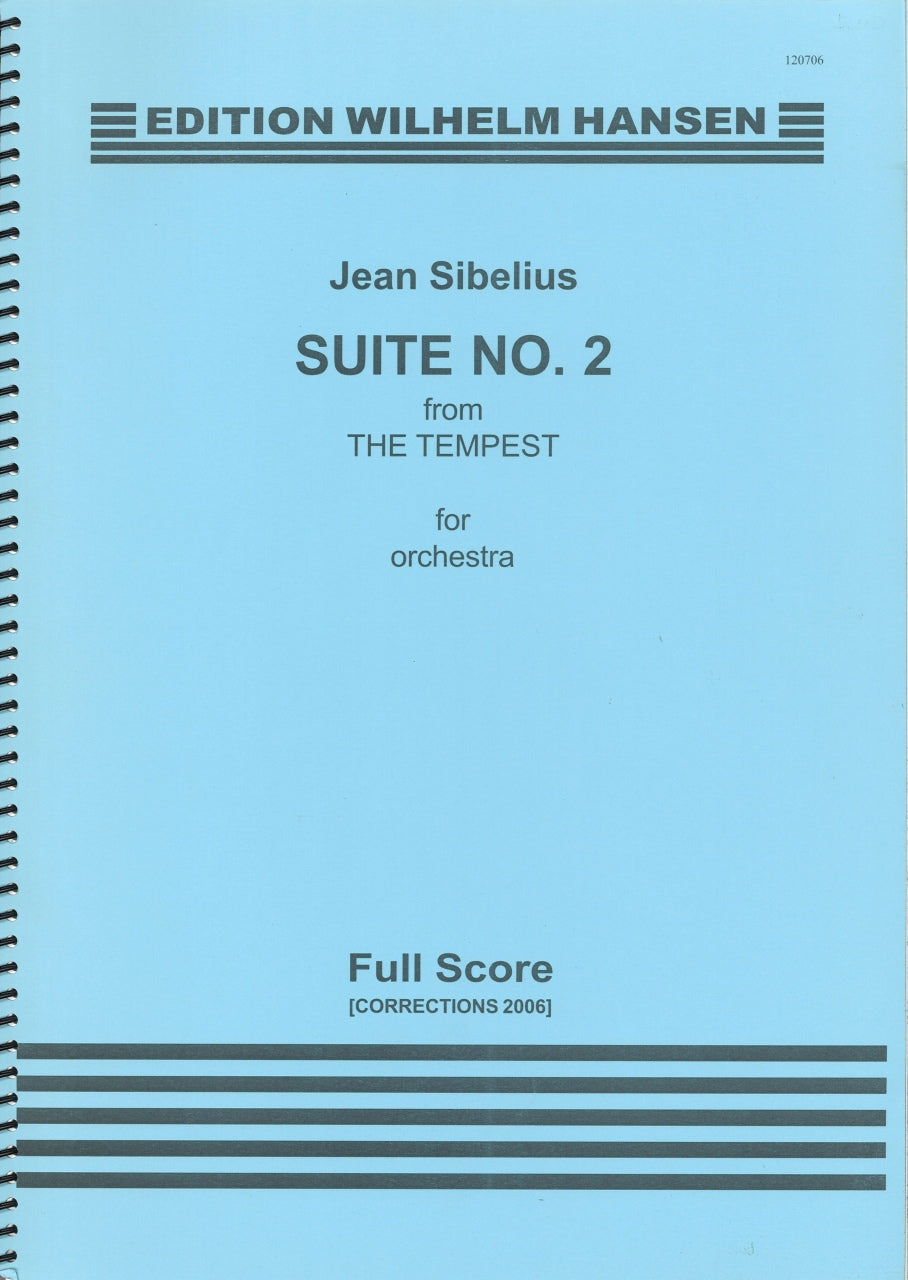 Sibelius, op.109/3 Tempest, Suite No. 2 (W.Hansen)
