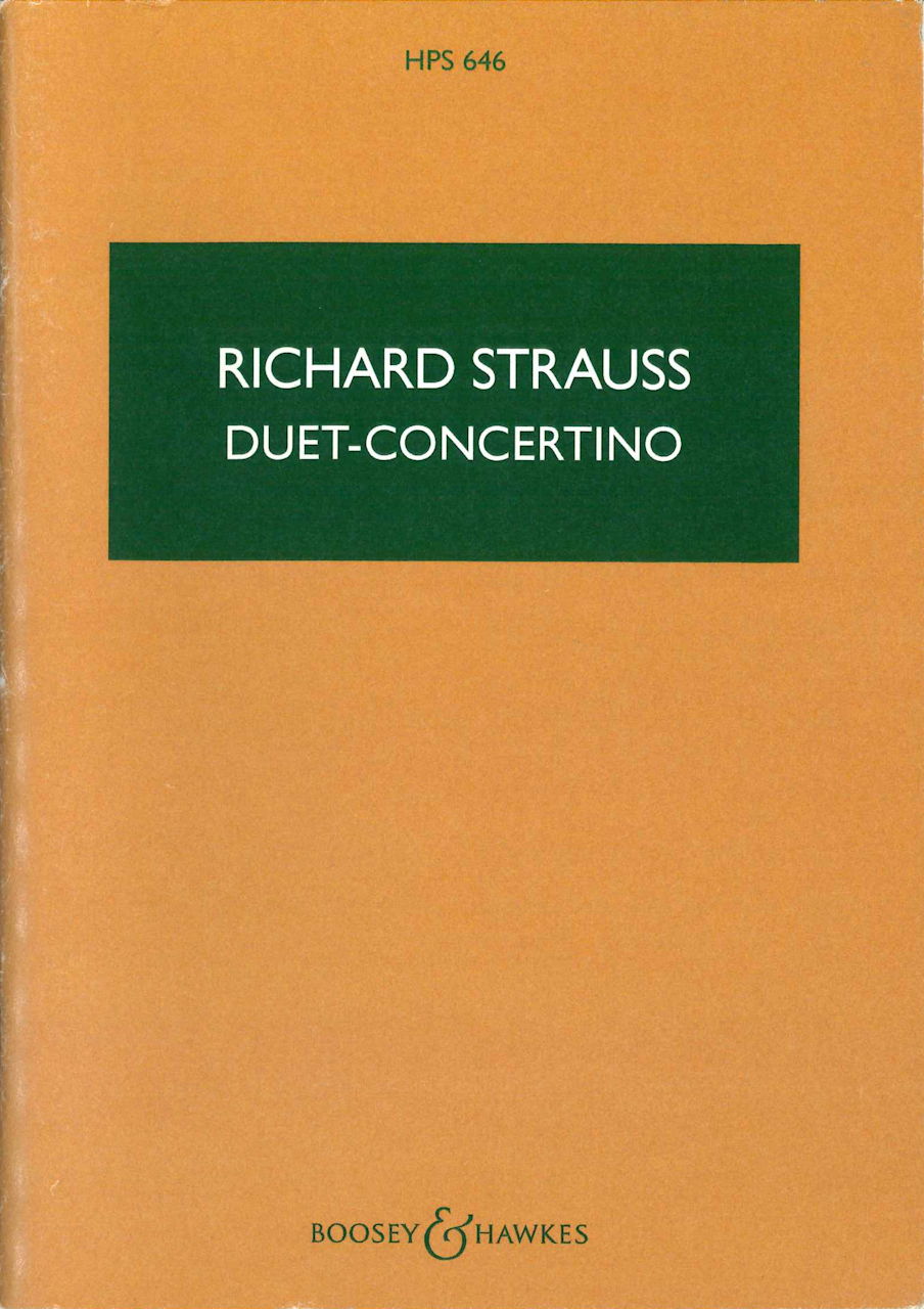 Strauss,R., Duet Concertino (Cl,Bn,Orch) (Boosey)