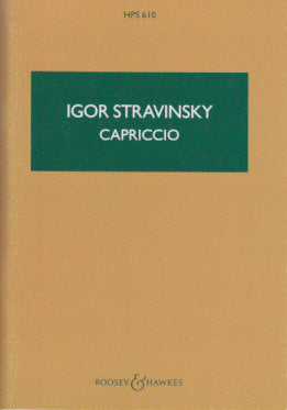 Stravinsky, Capriccio (rev. 1949) (Boosey)