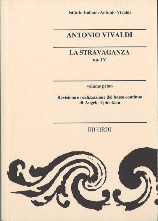 Vivaldi, op. 4 La stravaganza I (Ricordi)