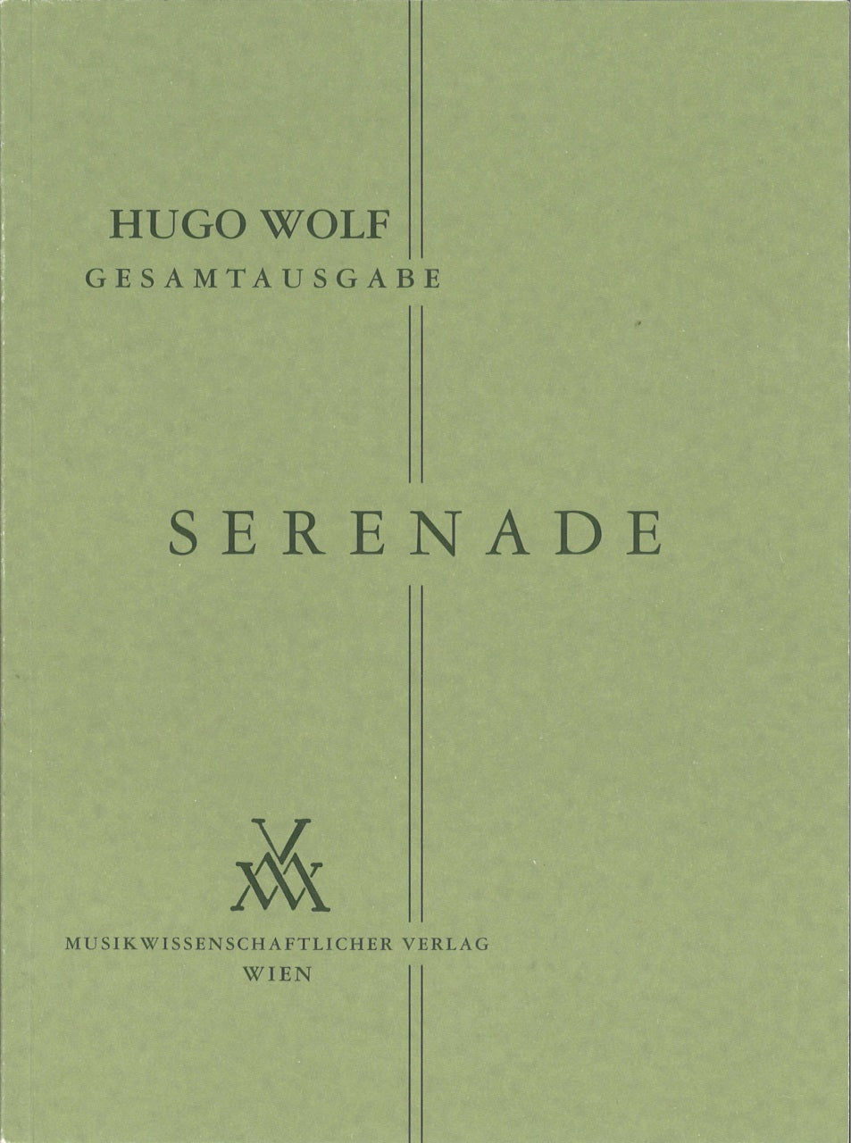 Wolf, Italienische Serenade (Quartett) (Musikwissenschaftlicher Verlag)