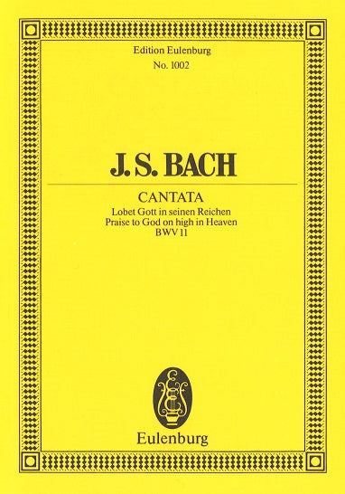 Bach, Cantata No. 11 (Schering) (Eulenburg)