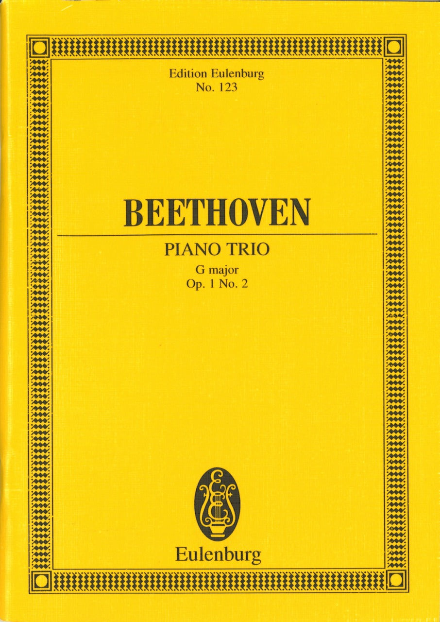 Beethoven, Piano Trio op. 1/2 in G (Eulenburg)