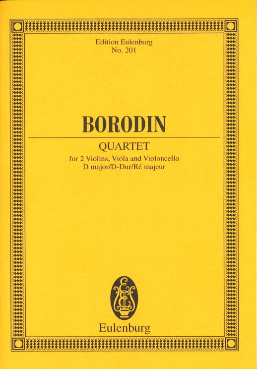 Borodin, String Quartet No. 2 in D major (Eulenburg)