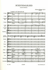 Brahms, Schicksalslied op. 54 (Eulenburg)