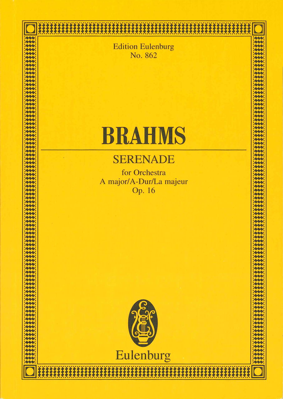 Brahms, Serenade No. 2 in A, op. 16 (Eulenburg)
