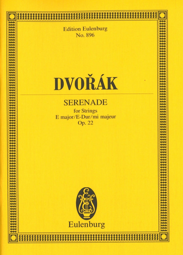 Dvorak, op. 22 Serenade in E B 52 (Eulenburg)