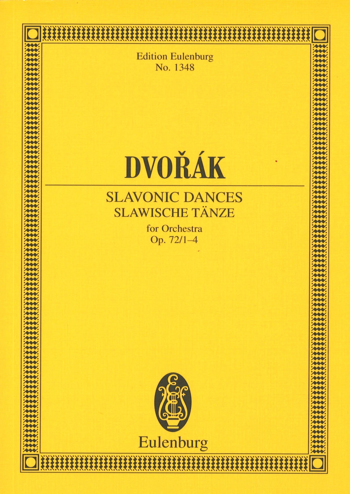 Dvorak, op. 72/1-4 Slavonic Dances (Eulenburg)