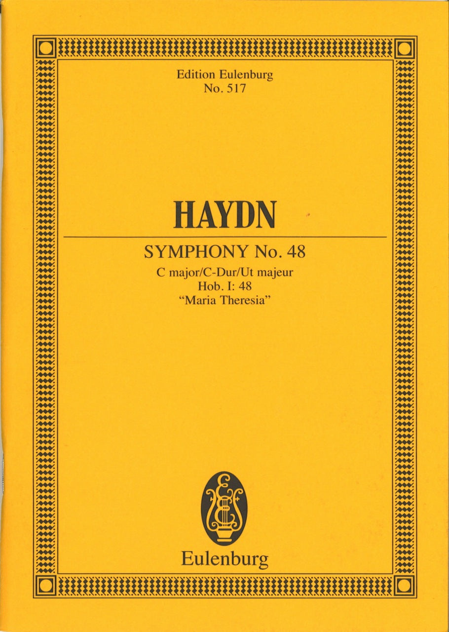 Haydn, Symphony No. 48 in C Maria Theres (Eulenburg)