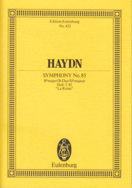 Haydn, Symphony No. 85 in Bb 'La Reine' (Eulenburg)