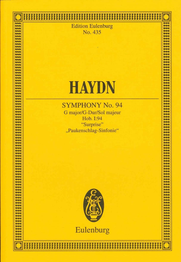 Haydn, Symphony No. 94 in G 'Surprise' (Eulenburg)