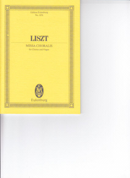 Liszt, Missa choralis (Eulenburg)