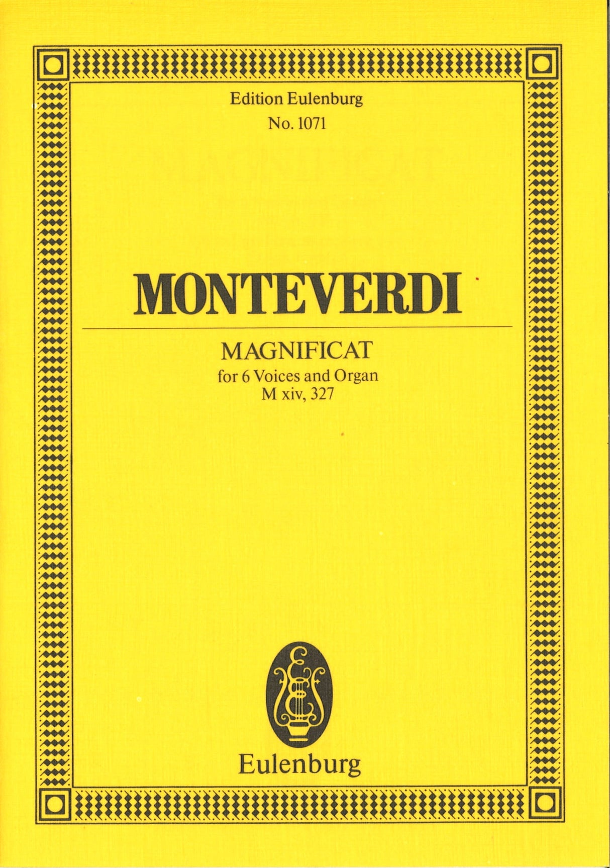Monteverdi, Magnificat a 6, M xiv, 327 (Eulenburg)