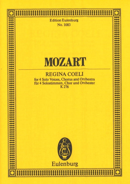 Mozart, Regina coeli KV 276(321b) (Eulenburg)