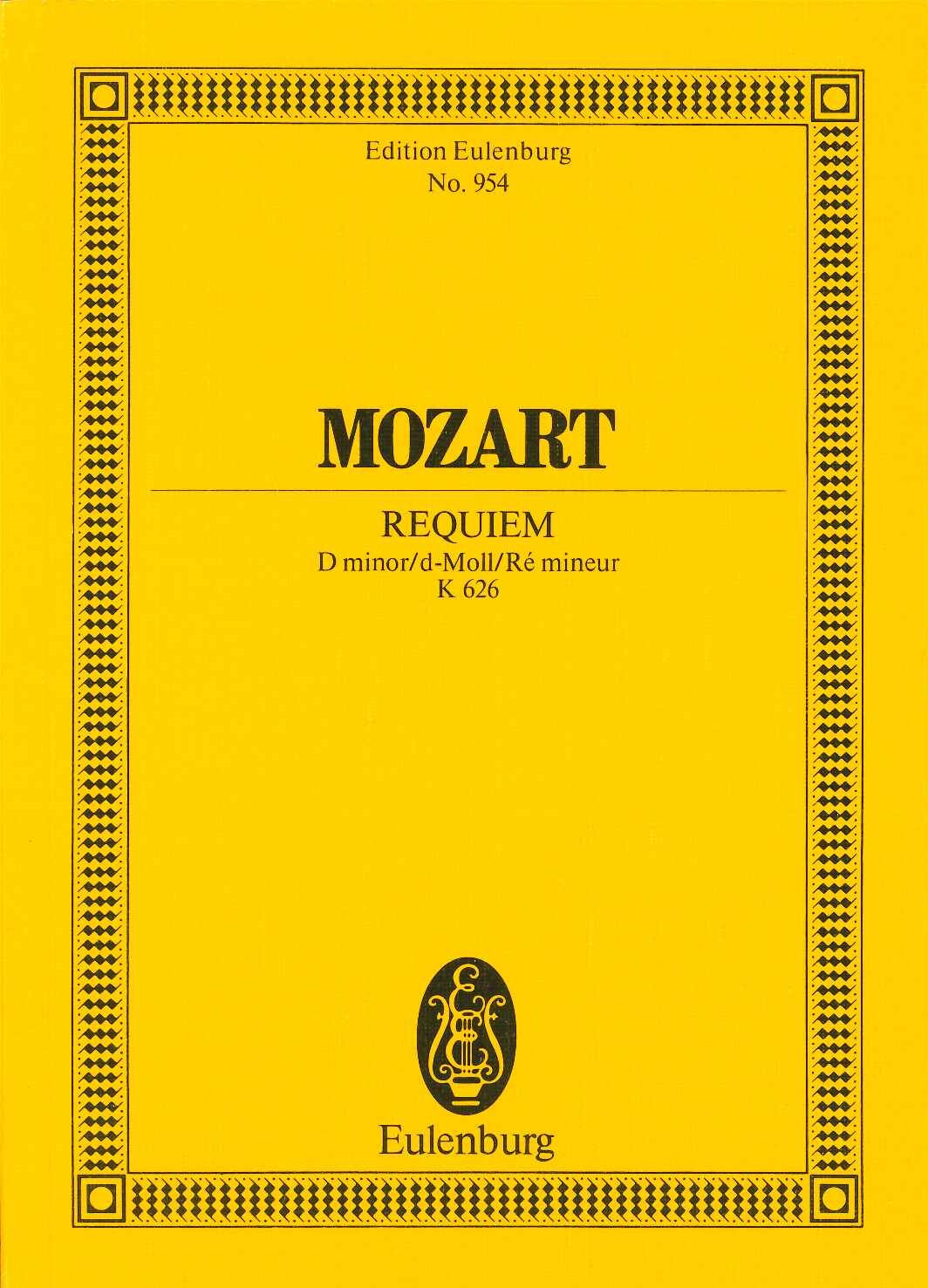 Mozart, Requiem KV 626 (Eulenburg)
