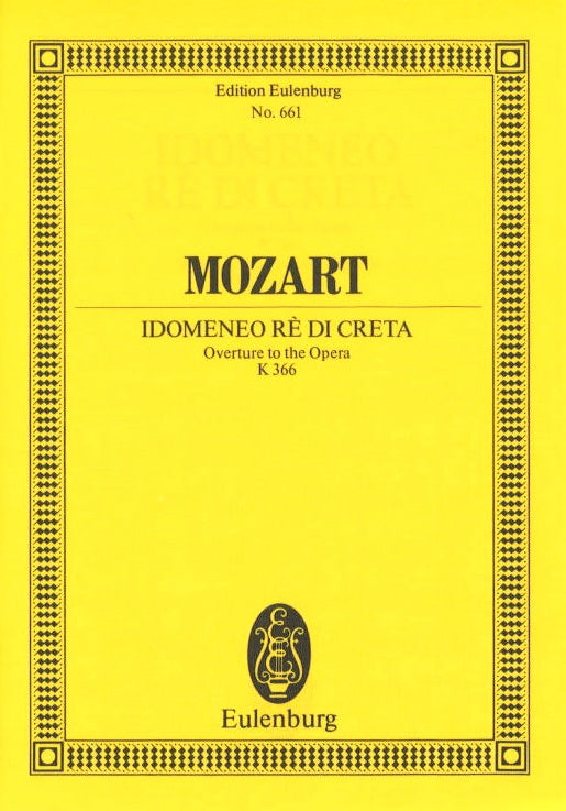 Mozart, Ov KV 366 Idomeneo (Eulenburg)