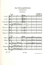 Mozart, Ov KV 486 Schauspieldirektor (Eulenburg)