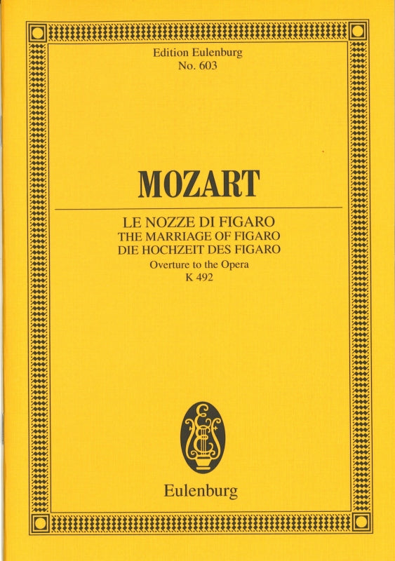 Mozart, Ov KV 492 Nozze di Figaro (Eulenburg)
