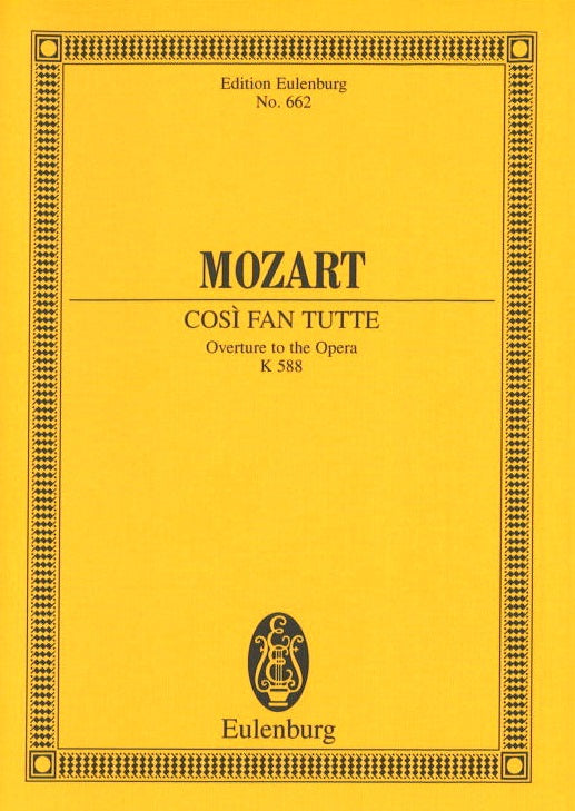 Mozart, Ov KV 588 Cosi fan tutte (Eulenburg)