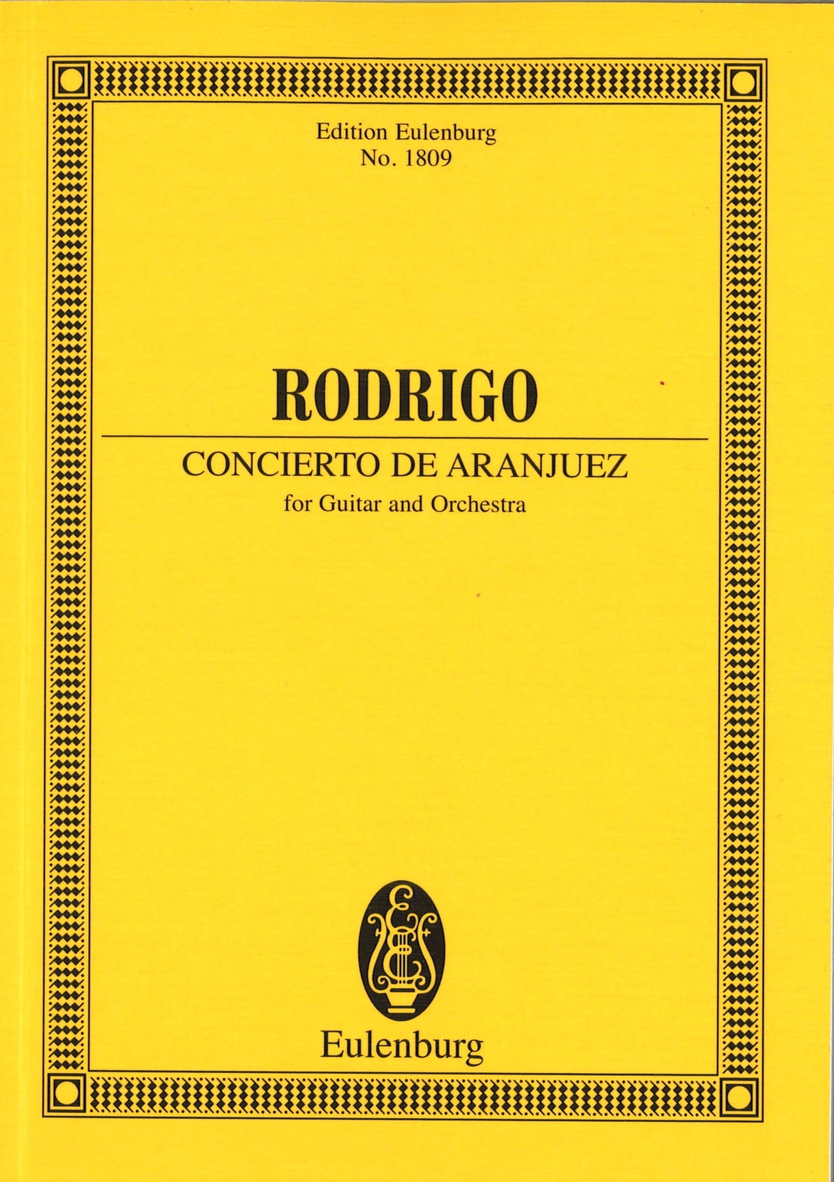 Rodrigo, Concierto de Aranjuez (Eulenburg)