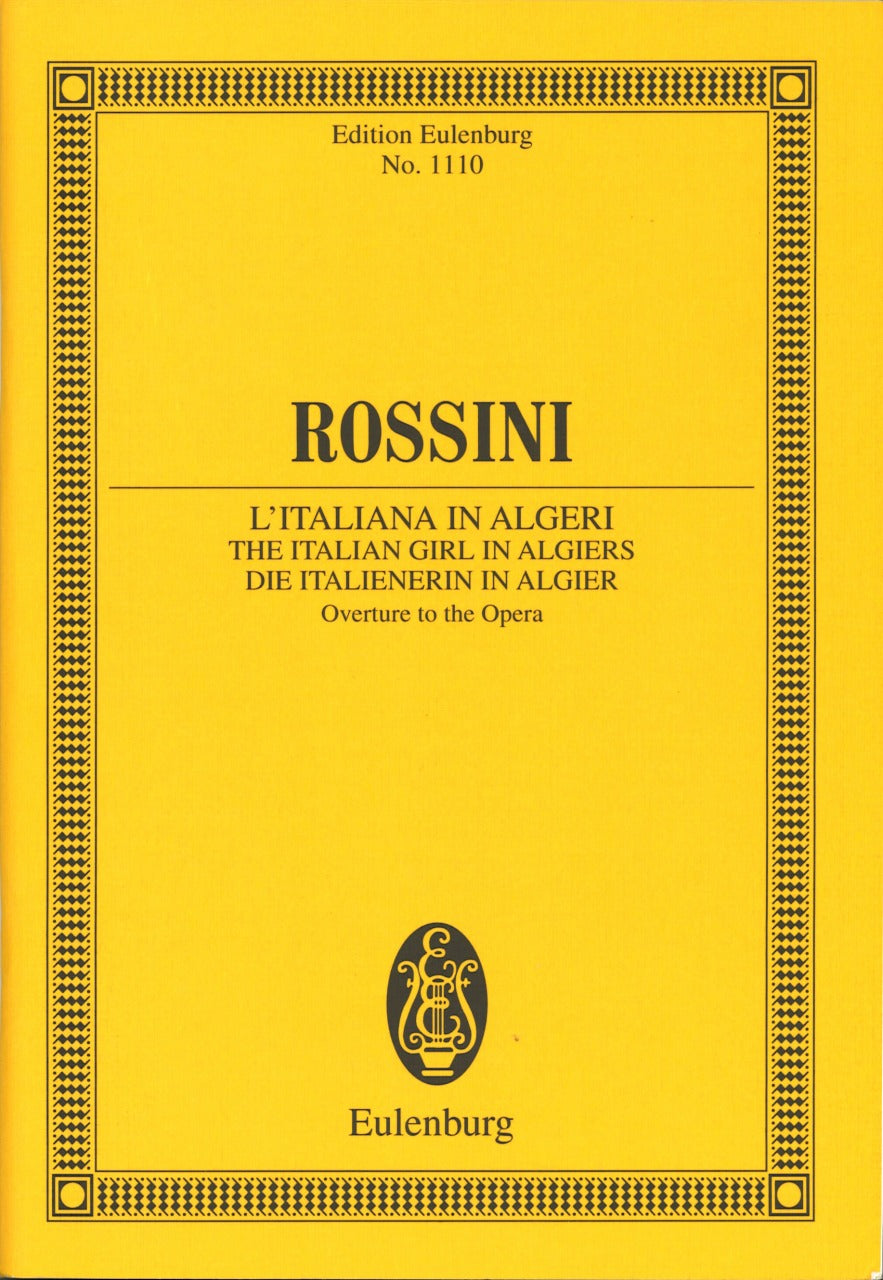 Rossini, Ov Italiana in Algeri (Eulenburg)