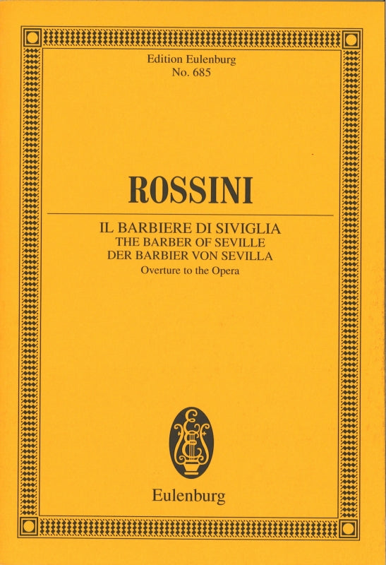 Rossini, Ov Barbiere di Siviglia (Eulenburg)