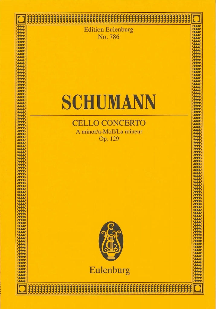 Schumann, Concerto for Cello op. 129 (Eulenburg)