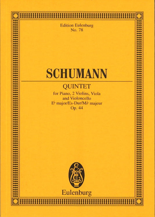 Schumann, Piano Quintet op. 44 in Eb (Eulenburg)