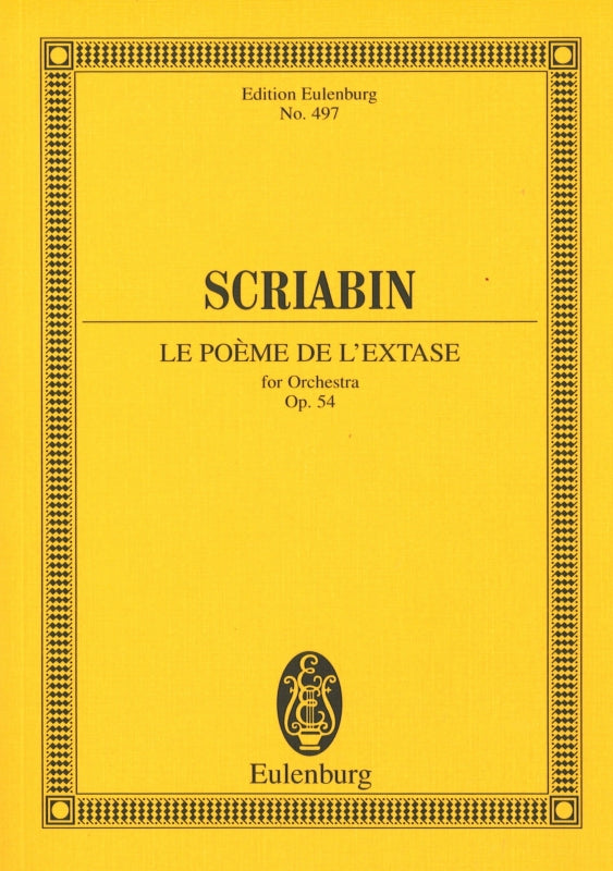 Scriabin, Poeme de l'extase op. 54 (Eulenburg)
