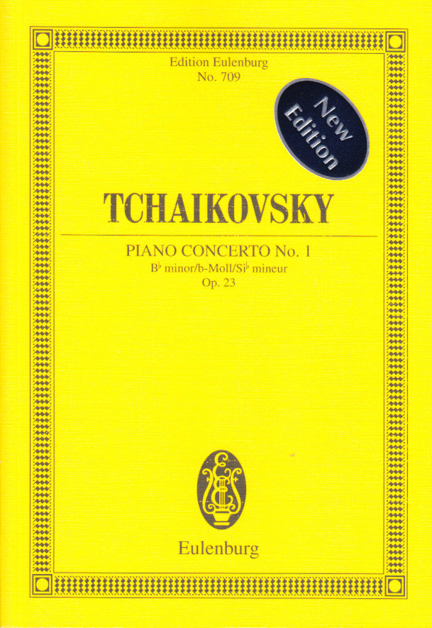 Tchaikovsky, Concerto for Piano No. 1 (Eulenburg)