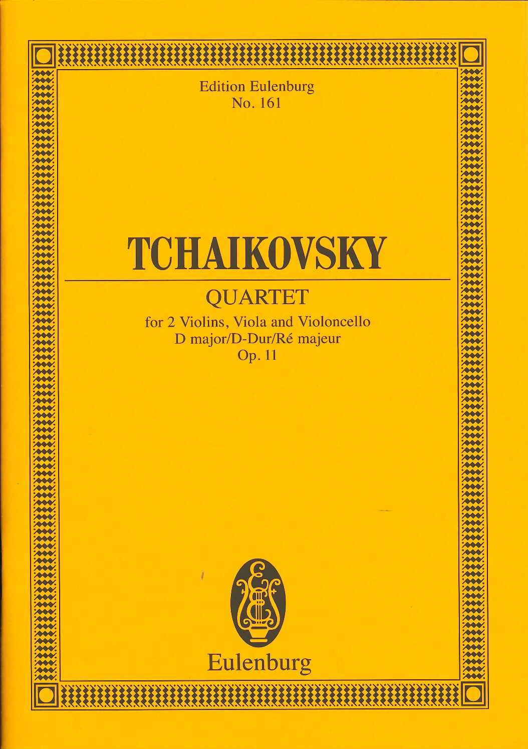 Tchaikovsky, String Quartet op. 11 in D (Eulenburg)