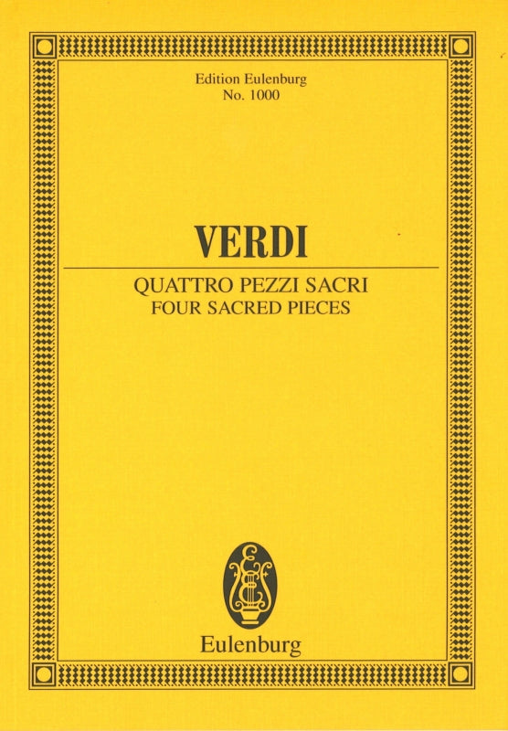 Verdi, 4 Pezzi Sacri (Eulenburg)