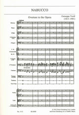 Verdi, Ov. Nabucco (Eulenburg)