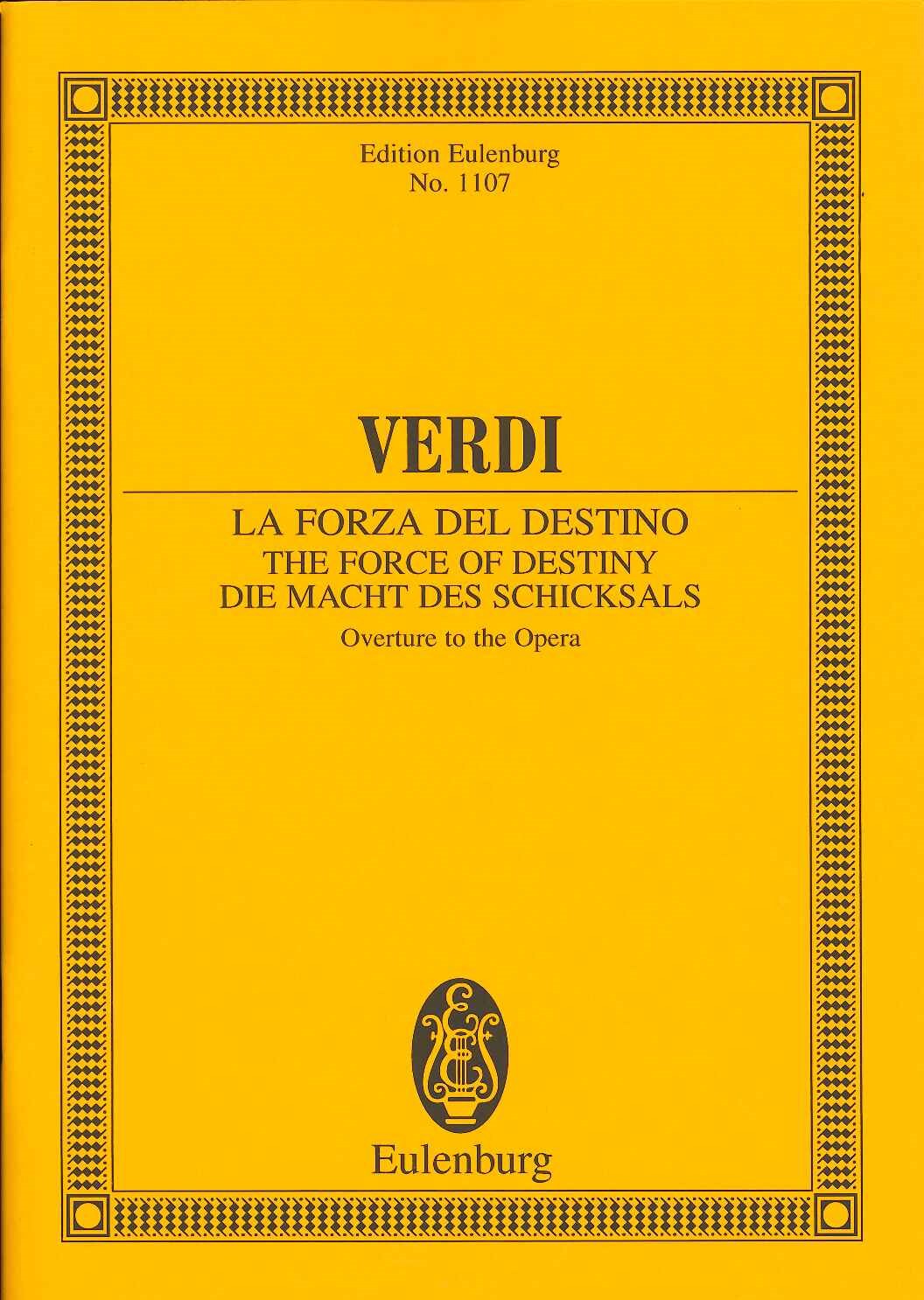 Verdi, Ov. Forza del destino (Eulenburg)