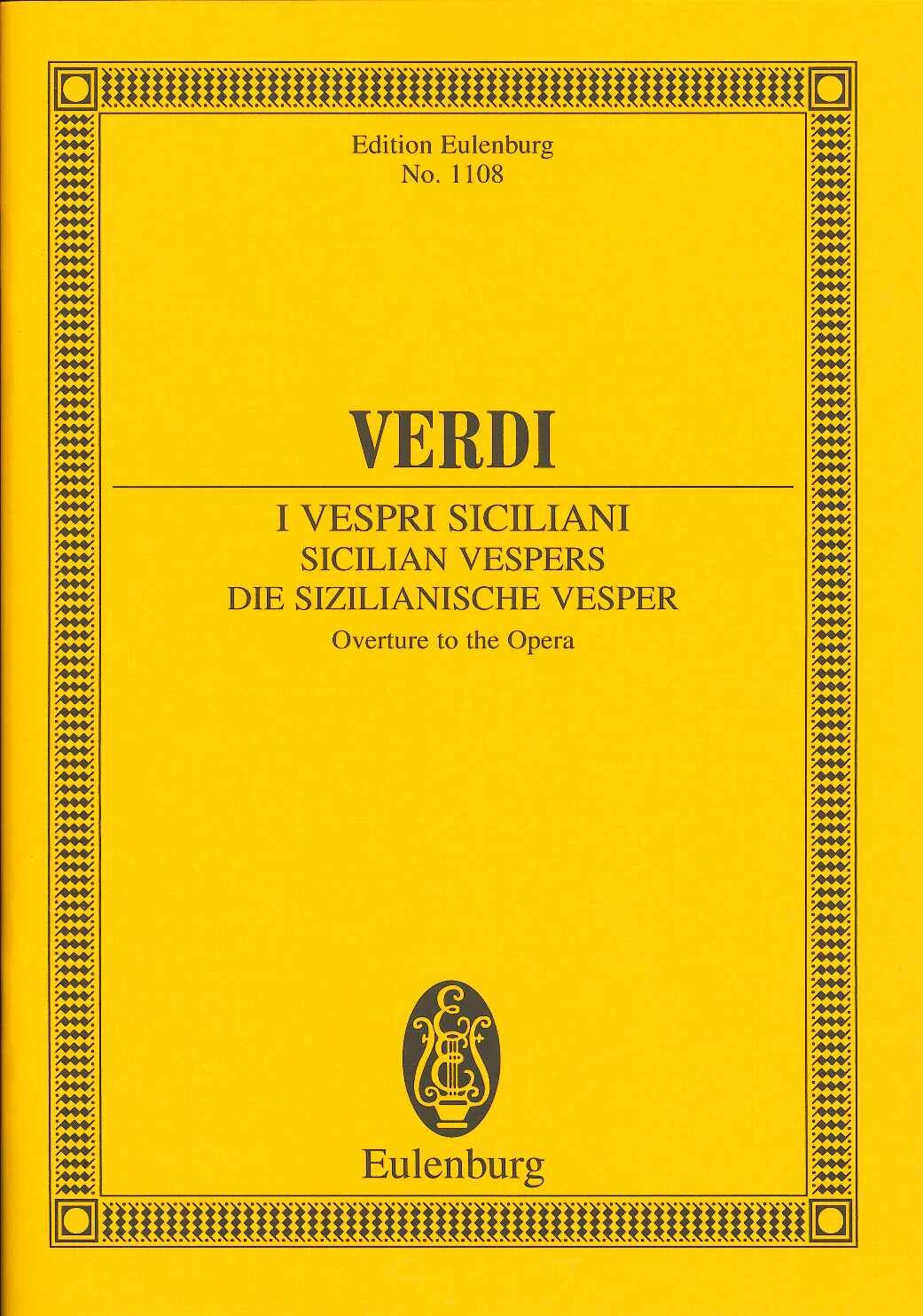 Verdi, Ov. Vespri siciliani (Eulenburg)