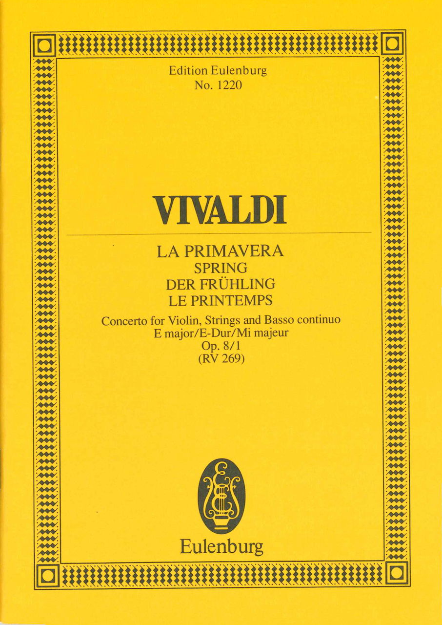 Vivaldi, Concerto op. 8/1 in E 'Spring' (Eulenburg)
