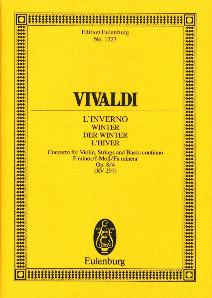 Vivaldi, Concerto op. 8/4 in f 'Winter' (Eulenburg)